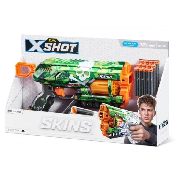 Sunman X-shot Skins Griefer 12 Mermili Sünger Dart Atan Silah S00036561 ürün görseli 1