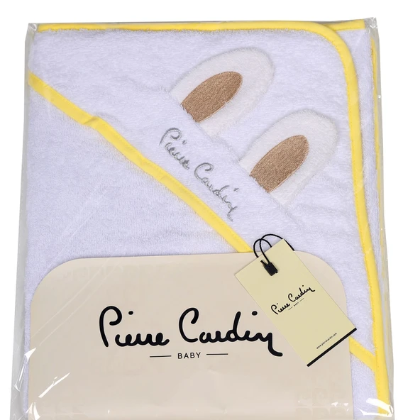 Pierre Cardin Kundak Banyo Havlusu 75x75 cm - Sarı Biyeli ürün görseli 1