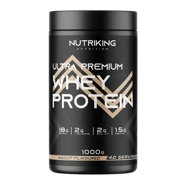 Whey Protein Tozu 1000G 40 Servis Bisküvi Aramalı ürün görseli 1