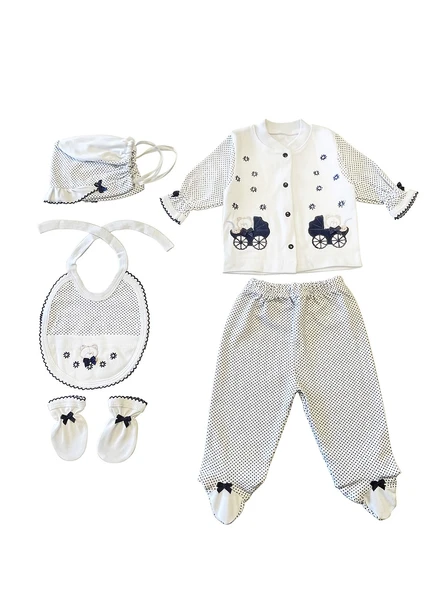 Sema Baby 5'li Set - Mavi ürün görseli 1