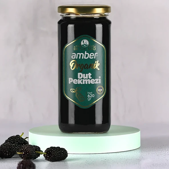 Amber Organik Dut Pekmezi 620 gr - Resim 3