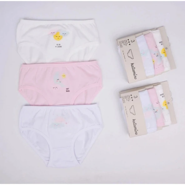 Katamino Beryu Kız 3lü Slip K128627 Karışık Renk ürün görseli 1