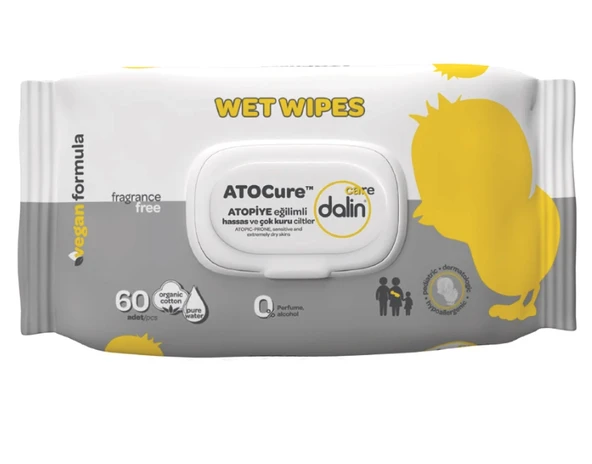 Dalin Atocure Islak Mendil 60lı ürün görseli 1