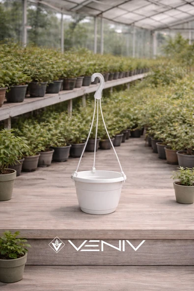 Askılı Dekoratif Saksı - Askı Dahil 18 cm x 12 cm ürün görseli 1