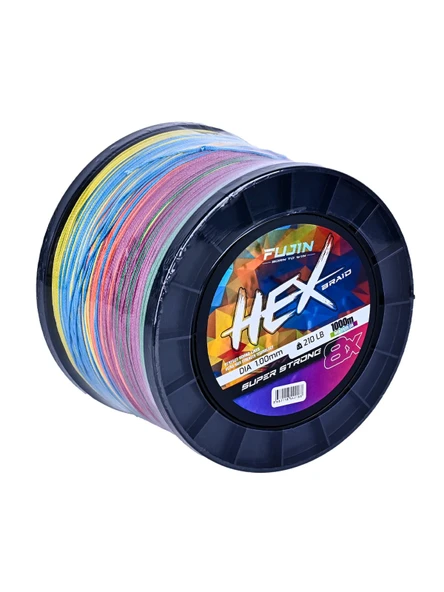 Fujin Hex 8X 1000Mt Multicolor Pe Line ürün görseli 1