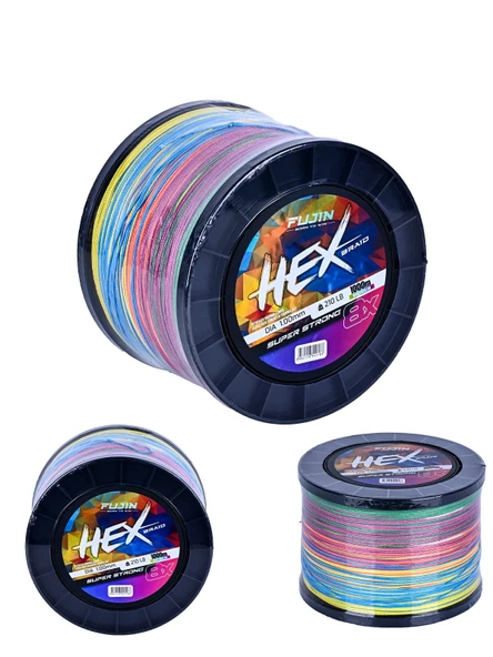 Fujin Hex 8X 1000Mt Multicolor Pe Line - Resim 4