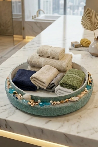 BYC TÜRKİYE Deniz Kabuklu Banyo Düzenleyici Kase ürün görseli 1