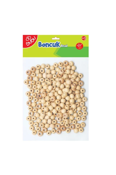 anonim Bu-bu Yuvarlak Natural Boncuk Karışık Bubu-hs0034 ürün görseli 1