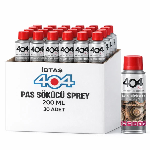 404 Pas Sökücü Sprey 200 ML - 30 Adet - Koli Fiyatı ürün görseli 1