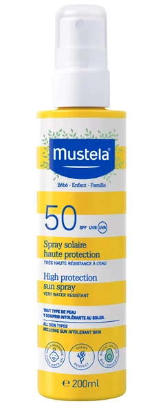 Mustela High Protection Sun Spray SPF50 200 ml ürün görseli 1