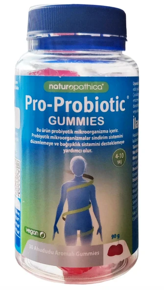 Naturopathico Pro-Probiotic Gummies 30 Adet ürün görseli 1