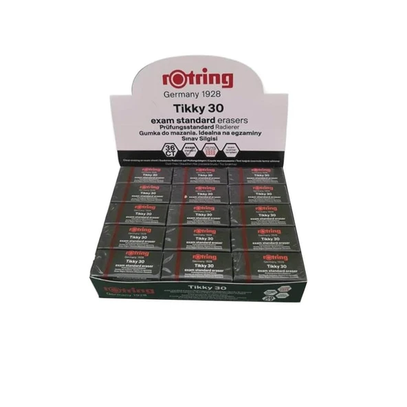 Rotring Tikky 30 Sınav Silgis RO-2081890 - 30 Adet ürün görseli 1