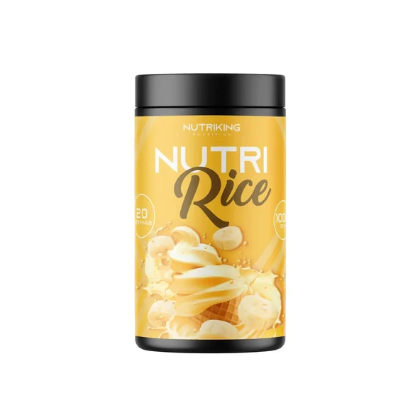 Nutriking Pirinç Kreması 1000G 20 Servis Muz Aromalı ürün görseli 1