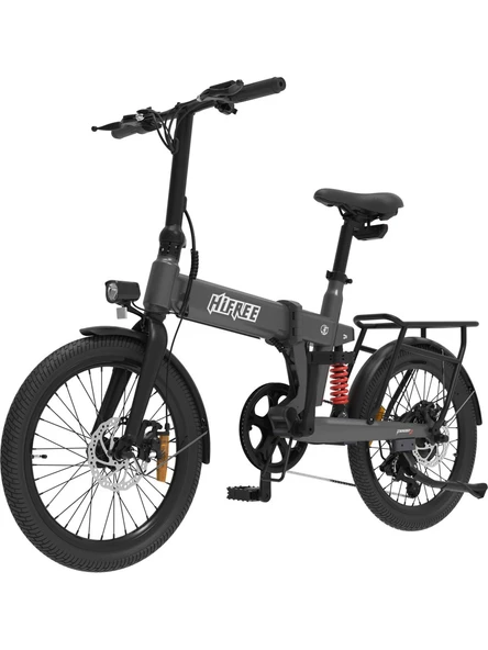 Hifree E-Cycle Elektrikli Bisiklet - Gri - Resim 3