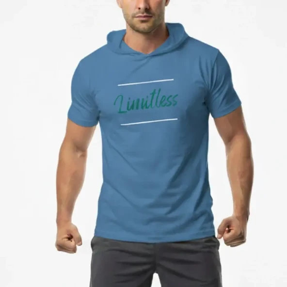 Limitless Kolsuz Hoodie Mavi / XXL Beden ürün görseli 1