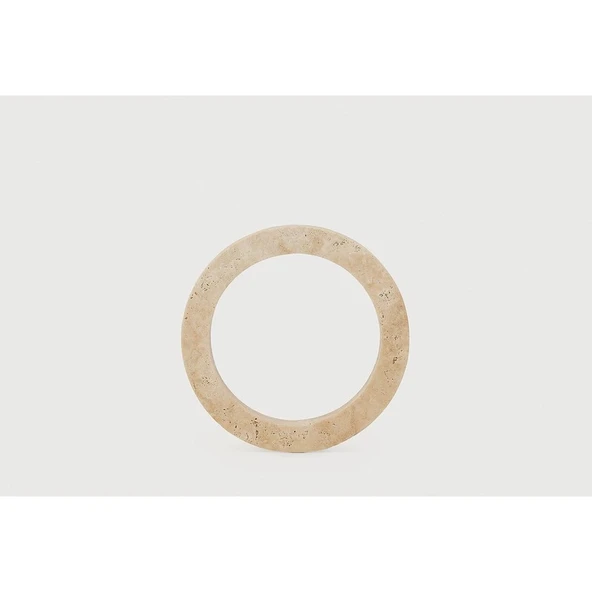 Enza Home Circle Dekoratif Obje, Bej ürün görseli 1