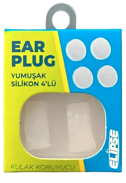 Elipse Kulak Tıkacı 4lü Silikon ürün görseli 1