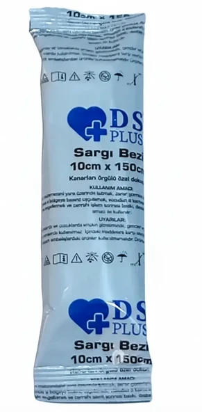 DS Plus Sargı Bezi 10x150 cm ürün görseli 1