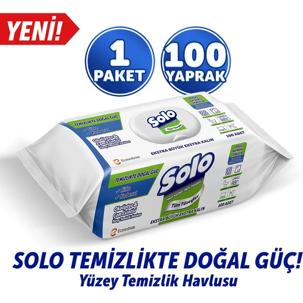 Temizlikte Doğal Güç Okaliptus&Çam Esintisi Yüzey Temizlik Havlusu 100 Yaprak ürün görseli 1