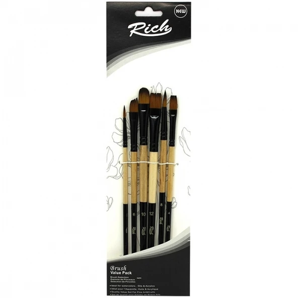 Rich Fırça Keep Smile 6 Lı Set ürün görseli 1