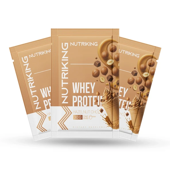 Whey Protein (Şase) 10 Adet Protein Tozu Hazelnut Aromalı ürün görseli 1