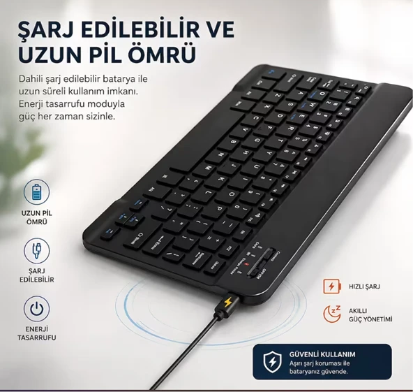 Kablosuz Klavye  Mouse Seti Kablosuz Özgürlüğün Keyfini Çıkarın - Resim 2