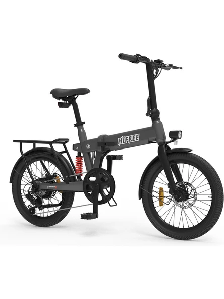 Hifree E-Cycle Elektrikli Bisiklet - Gri - Resim 2
