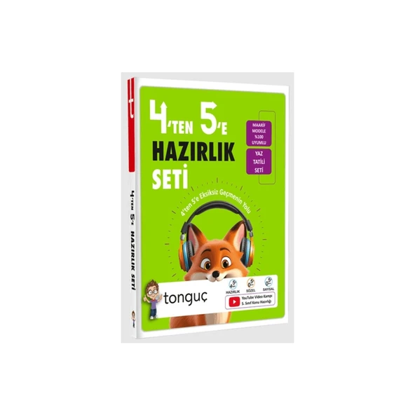Tonguç Akademi 4'ten 5'e Hazırlık Seti ürün görseli 1
