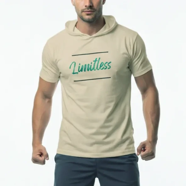 Limitless Kolsuz Hoodie Açık Kahve / XL Beden ürün görseli 1