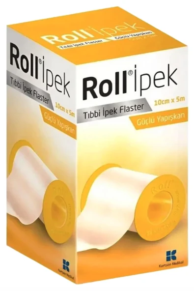 Roll İpek Tıbbi İpek Flaster 10cm x 5m ürün görseli 1