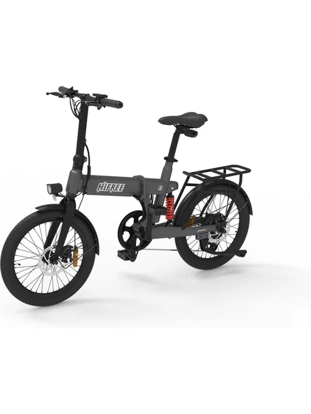 Hifree E-Cycle Elektrikli Bisiklet - Gri ürün görseli 1
