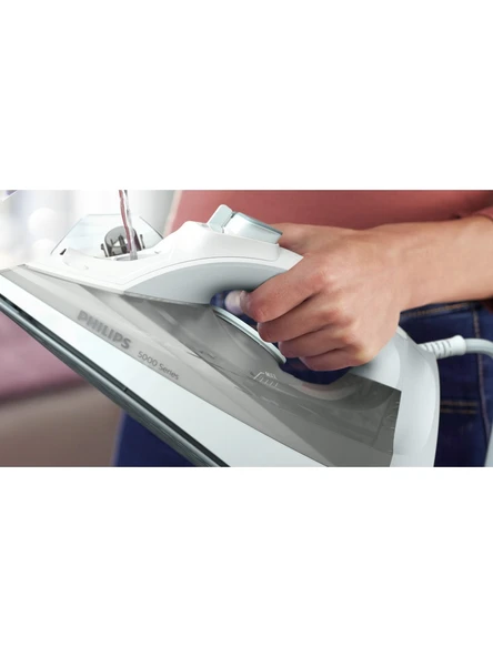 Philips DST5010/10  5000 Serisi Buharlı Ütü, 2400W, 160 g Şok Buhar, SteamGlide Plus Taban, ürün görseli 1