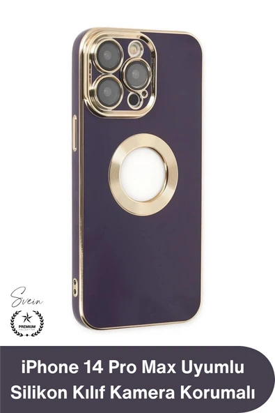 #Kılıf iPhone 14 Pro Max Uyumlu Silikon Kılıf Darbe Korumalı Kamera Lens Çerçeveli Esnek Yumuşak Dokulu Kaymaz Yüzeyli Ç ürün görseli 1