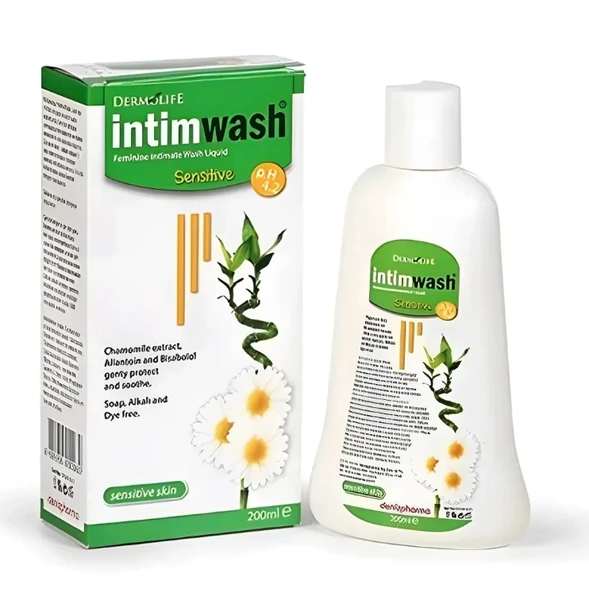 Dermolife Intim Wash Likit 200 ml ürün görseli 1