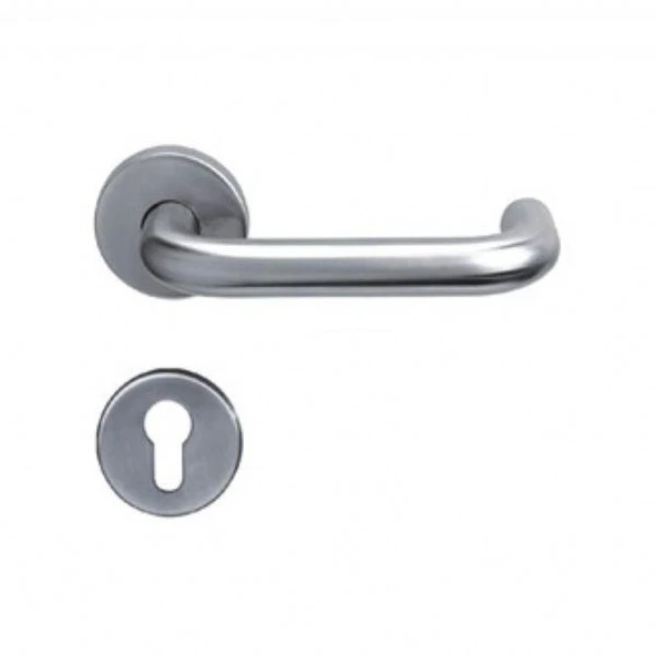 Marelli Venedik hastane için paslanmaz inox rozetli kapı kolu ürün görseli 1