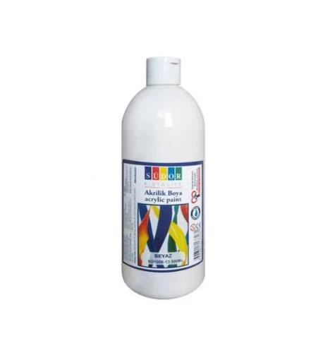 Südor Akrilik Boya 500 Ml. Beyaz Sd-1009-13 ürün görseli 1
