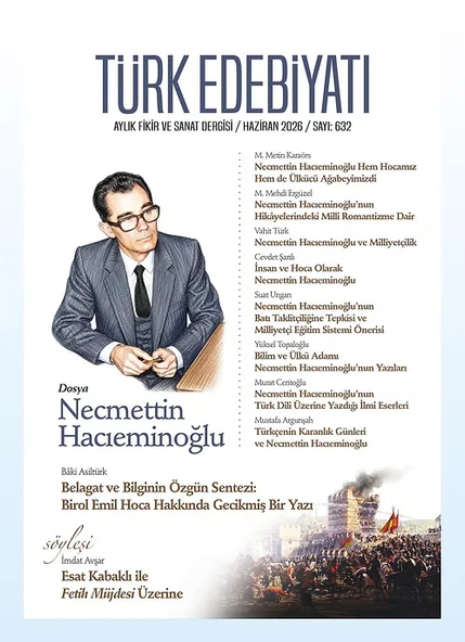 Türk Edebiyatı Dergi 632.Sayı Haziran 2026 ürün görseli 1