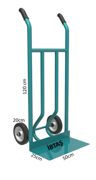 İBTAŞ 250 KG Koli Eşya Malzeme Kargo Taşıma Arabası 2 Tekerli ürün görseli 1