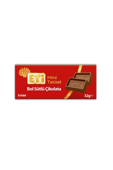 Çikolata Bol Sütlü Mini Tablet 32 g x 12 Adet ürün görseli 1