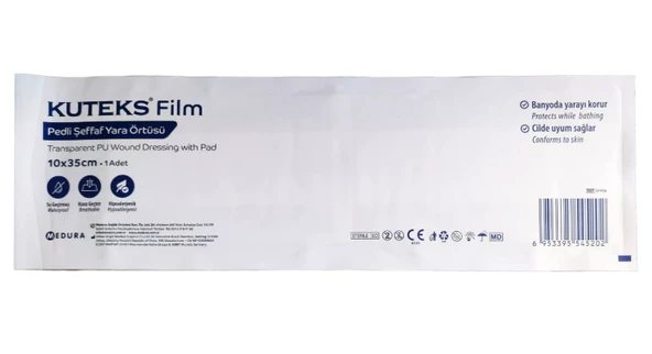 Kuteks Film Yara Pedi Tekli 10cm x 35cm ürün görseli 1
