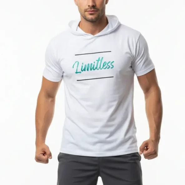 Limitless Kolsuz Hoodie Beyaz / M Beden ürün görseli 1