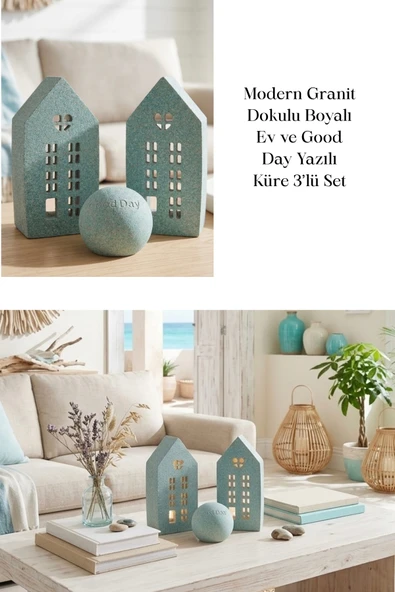 BYC TÜRKİYE Ev ve Good Day Küre Seti 3'lü - Resim 3