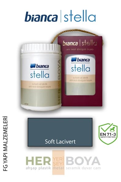 Bianca Stella Su Bazlı Akrilik Boya Soft Lacivert ürün görseli 1