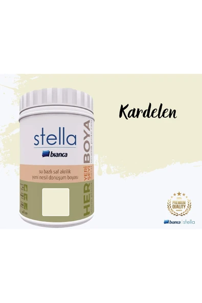 Bianca Stella Su Bazlı Saf Akrilik Boya 1 Litre Kardelen ürün görseli 1