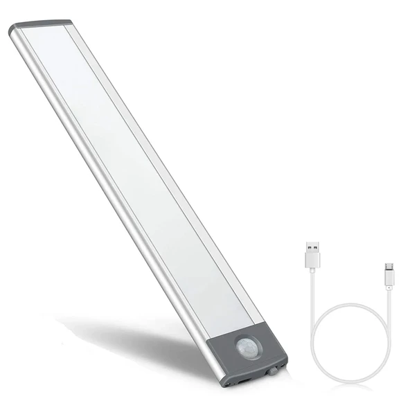 Sensörlü Şarjlı Dolap Lambası LED Güçlü Aydınlatma Pratik Kullanım Kablosuz Model WT-288 ürün görseli 1