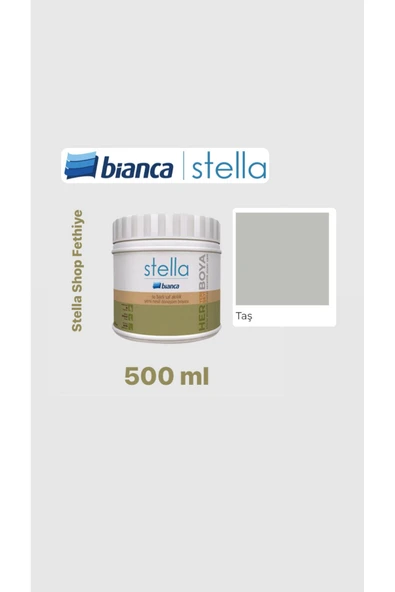 Bianca Stella Saf Akrilik Dönüşüm Boyası 500ml Taş ürün görseli 1