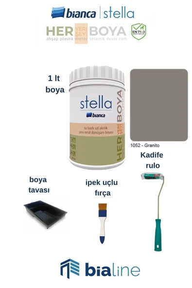 Bianca Stella Boya Seti Granito ürün görseli 1