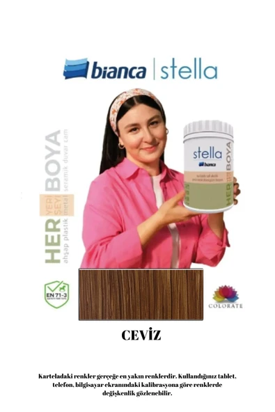 Bianca Stella Ahşap Renkleri CEVİZ ürün görseli 1