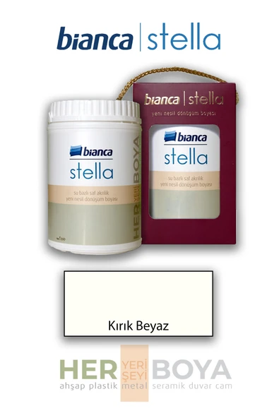 Bianca Stella Su Bazlı Akrilik Boya Kırık Beyaz ürün görseli 1