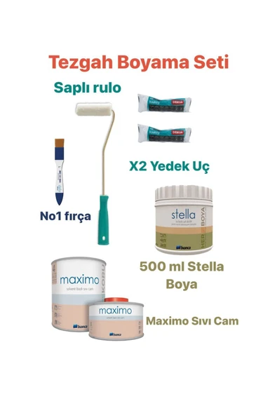 Bianca STELLA Tezgah Boya Seti -Siyah ürün görseli 1